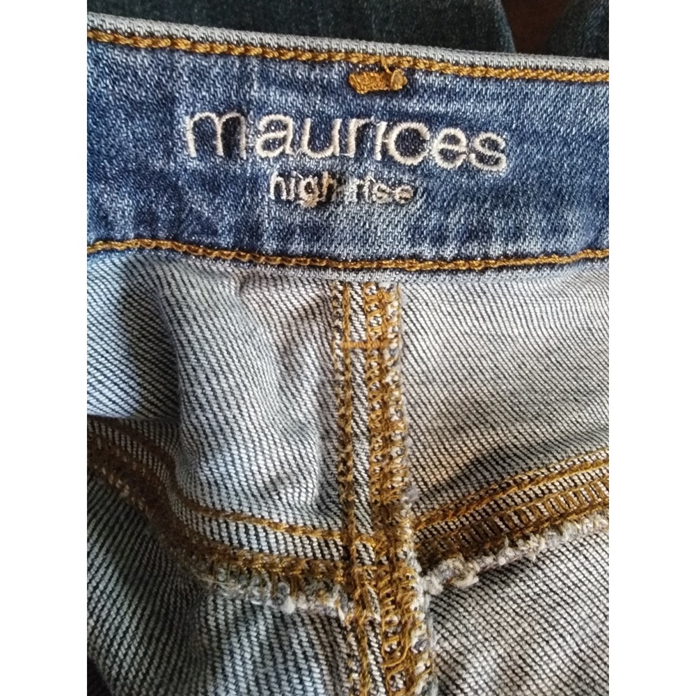 Maurice's Jeans Woman's Size 8 Blue Denim Medium Wash Mid Rise 99% Cotton 29×28 - Picture 6 of 7